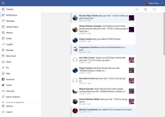 Pages Manager for Facebook screenshot 2