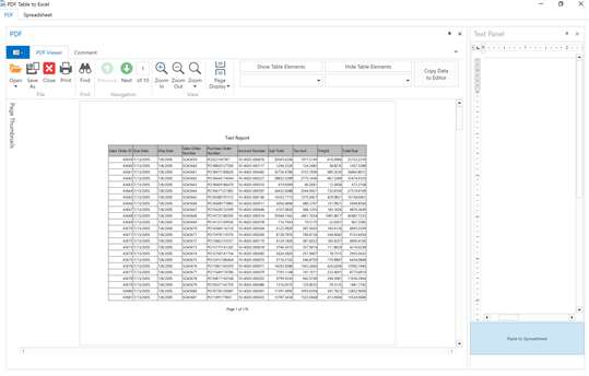 PDF Column to Excel screenshot 2