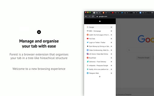 Forest: Tree Style Tab Manager - Organize Tabs Easily