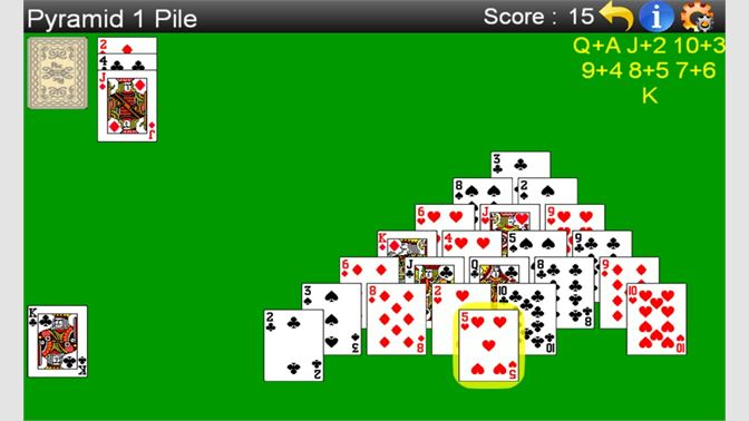 Get Pyramid Solitaire Free Microsoft Store