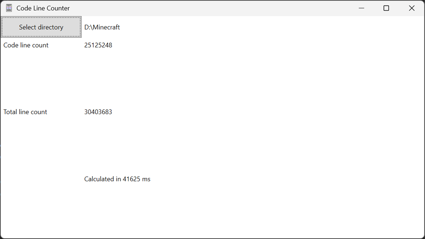 #3. Simple Code Line Counter (Windows) Ved: Krosenut's castle