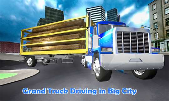 City Transport Cargo Truck Driver 3D screenshot 2