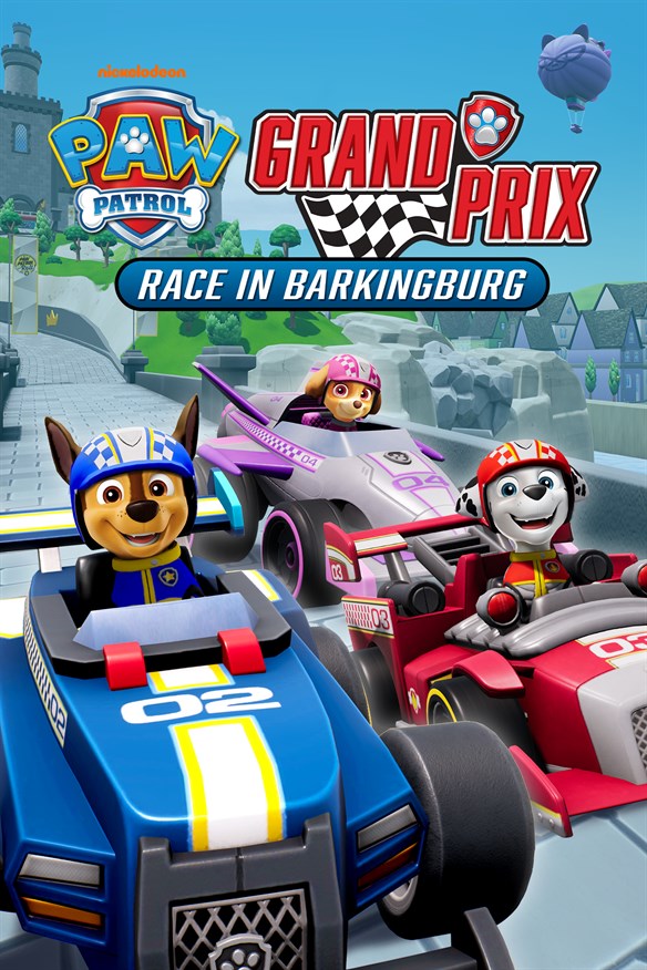 PAW Patrol: Grand Prix - Race in Barkingburg Xbox Series X|S and Xbox One cover art