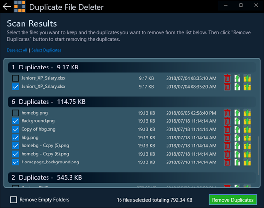 Duplicate File Deleter screenshot 4