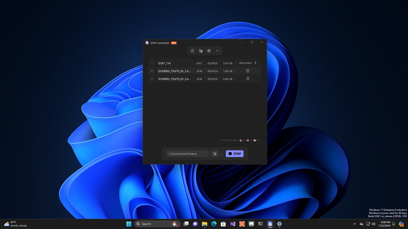 #5. DVD Ripper. (Windows) By: 3AM Apps