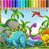 Dinasour Coloring Book For Kids Learning