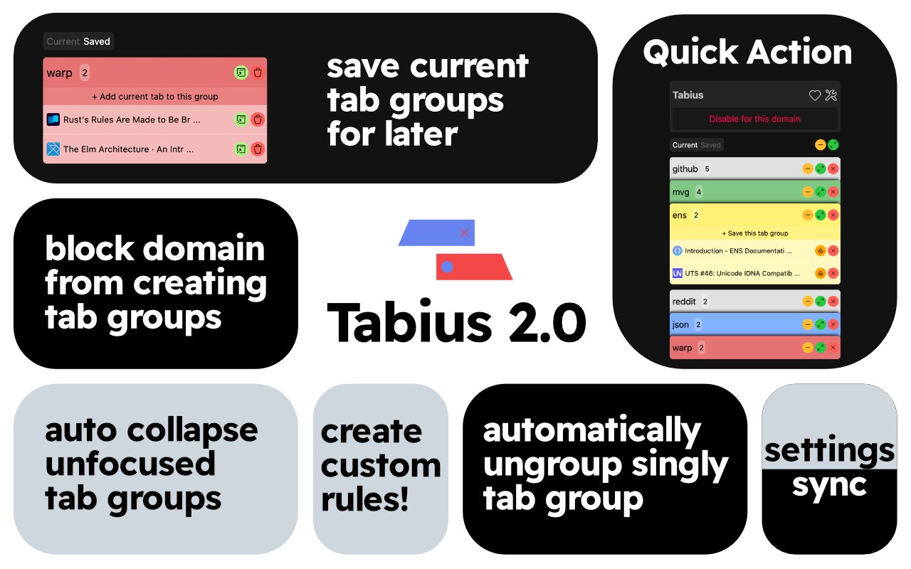 Tabius - Automatic Tab Grouping Assistant
