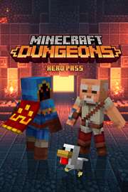 Купить ключ дешево Minecraft Dungeons. набор Пропуск героя. Windows 10