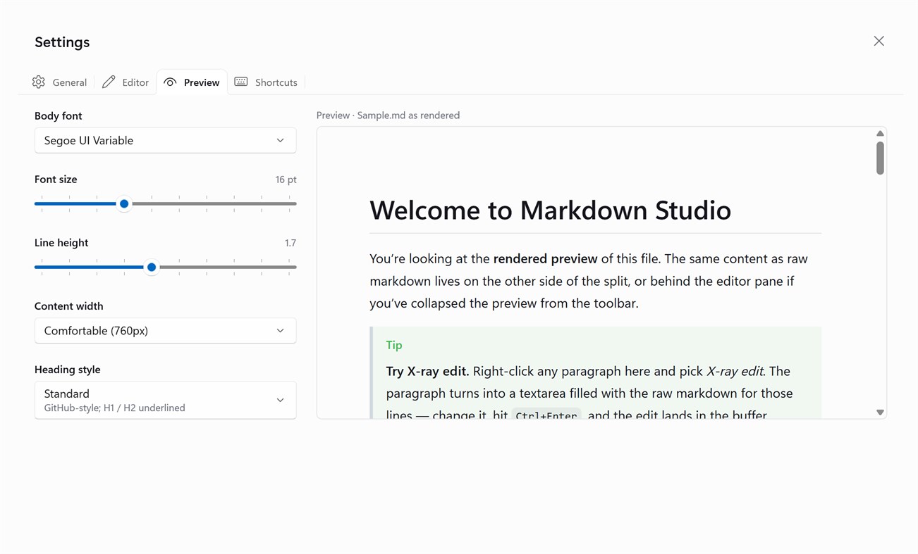 #4. MarkdownStudio (Windows) Podle: Justin King