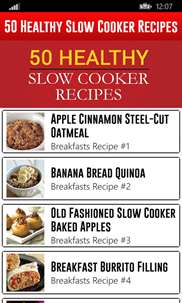 50 Healthy Slow Cooker Recipes screenshot 1