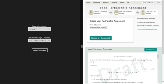 Legal Forms and Agreements screenshot 2