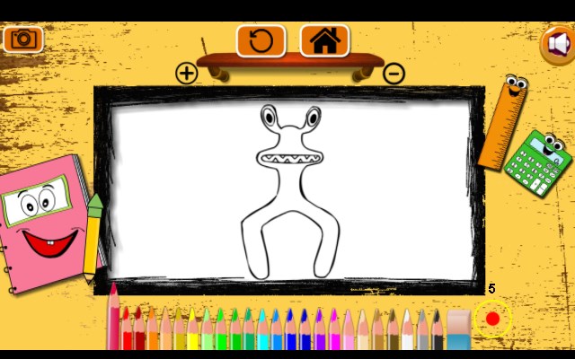 Rainbow Friends Coloring Book Game