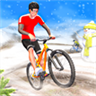 BMX Ride Snowing