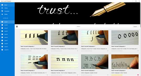 Teach Yourself Calligraphy screenshot 2