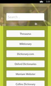 Multi English Dictionary screenshot 1