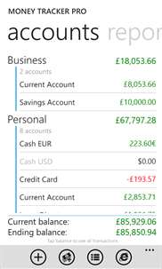 Money Tracker Free screenshot 1