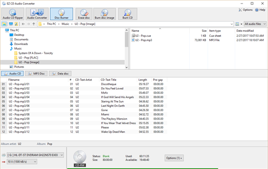 EZ CD Audio Converter Free screenshot 3