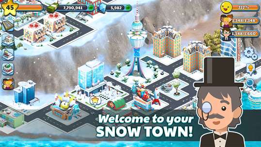 Snow Town - Ice Village World screenshot 2