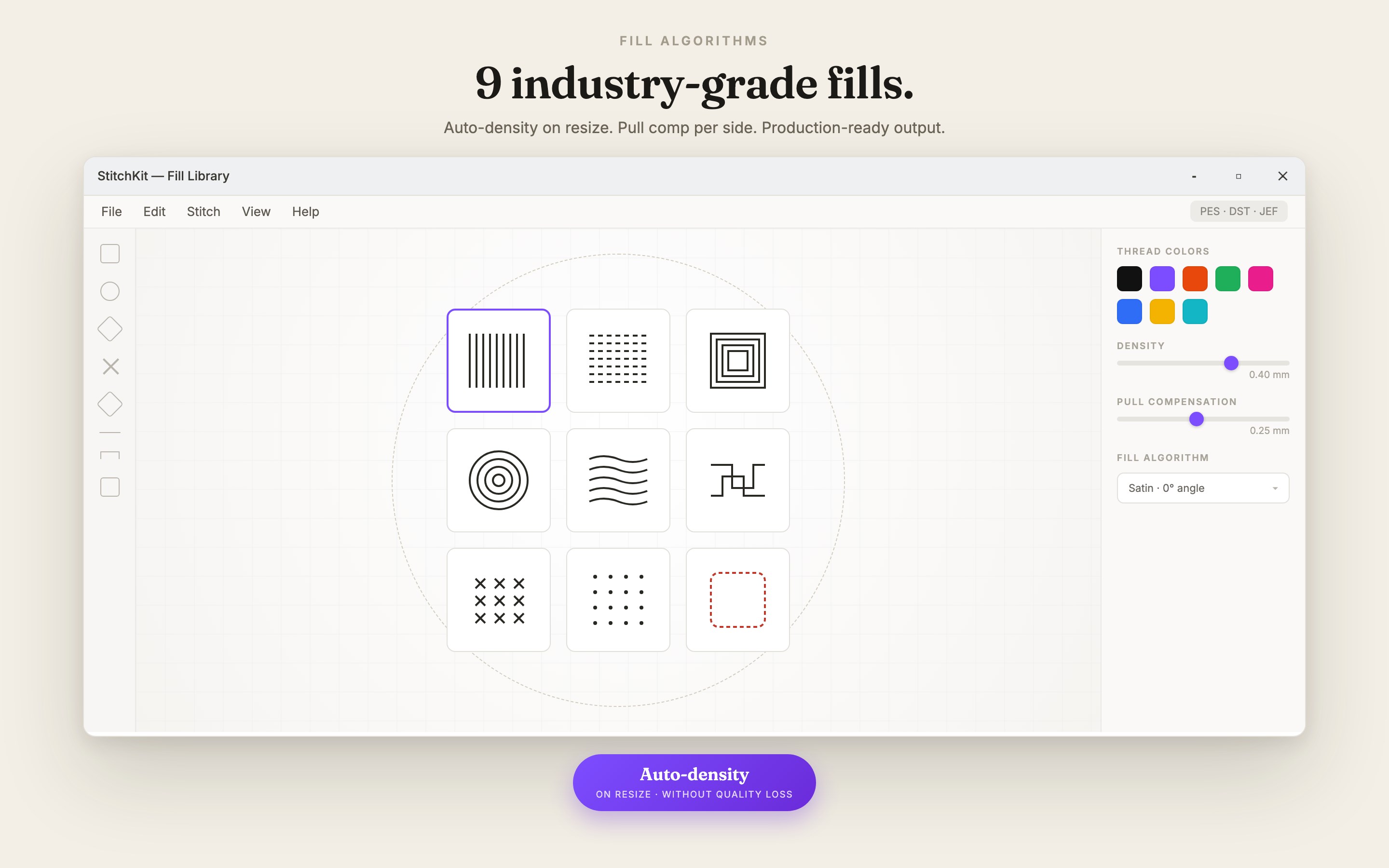 StitchKit Embroidery Studio screenshot