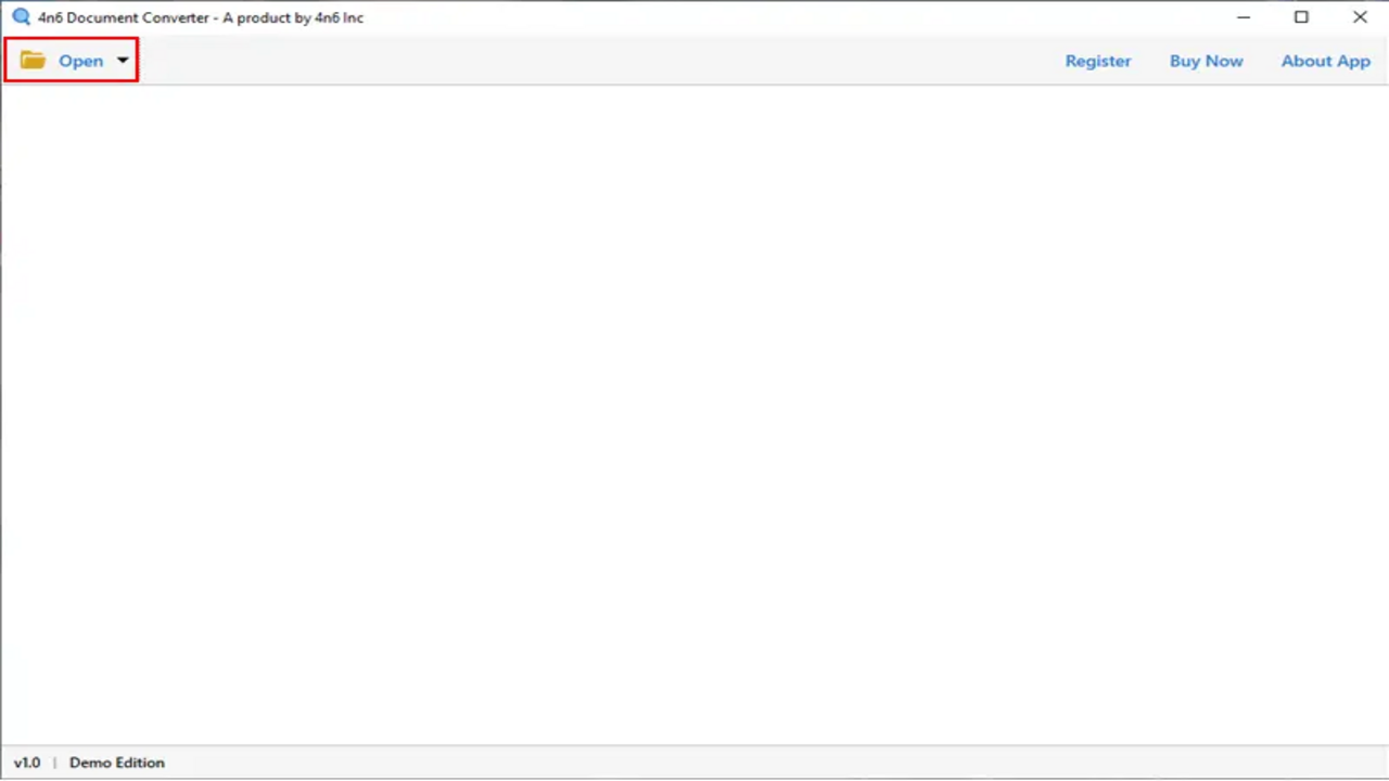 Snapshot 2 of Document Converter