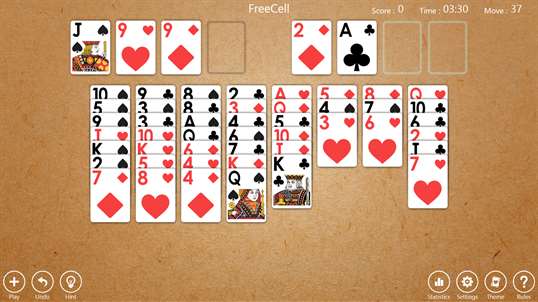 Aces FreeCell Solitaire screenshot 3