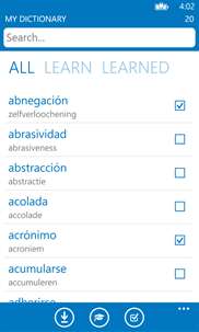 Dutch Spanish dictionary ProDict Free screenshot 3