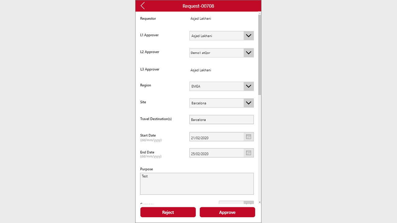 Snapshot 4 of Travel Management in Power Apps and Dynamics 365 Sales: 1-Wk Implementation