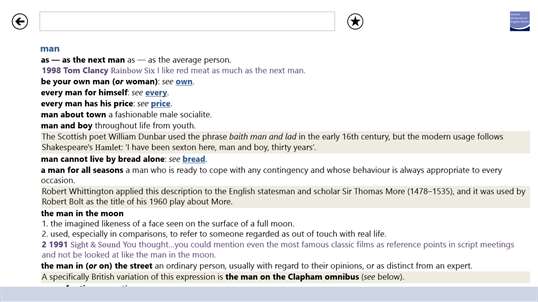 Oxford Dictionary of Idioms screenshot 4