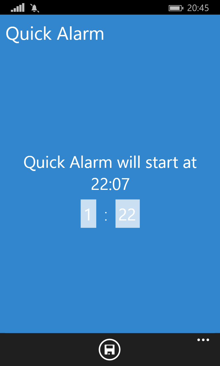 Daily Alarm for Windows 10 Mobile