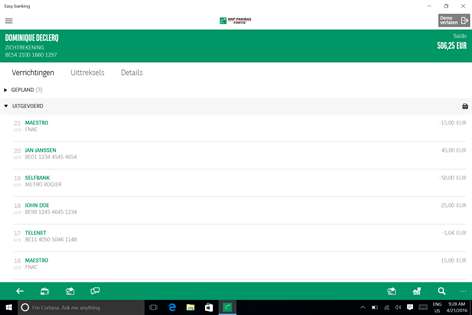 Easy banking app werkt niet meer 2019