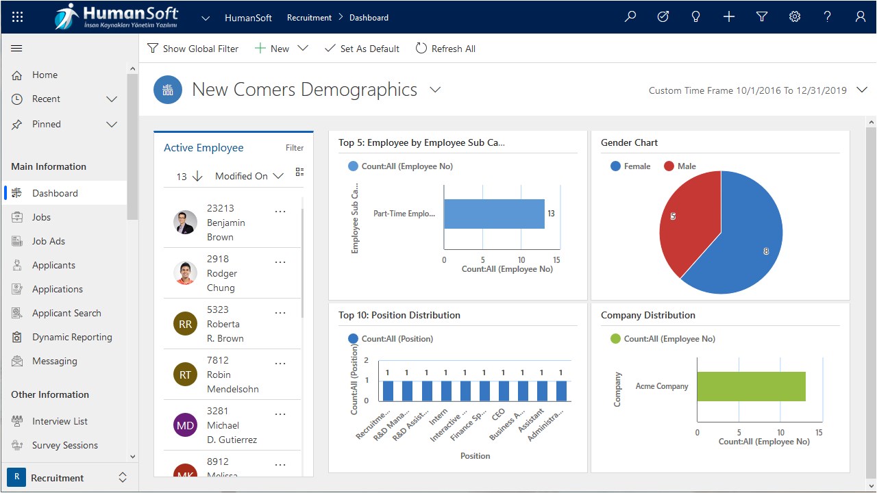 Snapshot 1 of HumanSoft - HR Solution Built on Power Platform