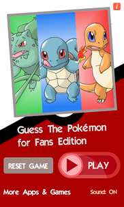 Guess The Pokémon for Fans screenshot 1