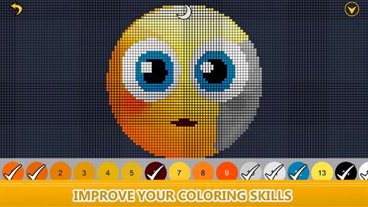 Emoji Color By Number: Pixel Art, Sandbox Coloring Book screenshot 5