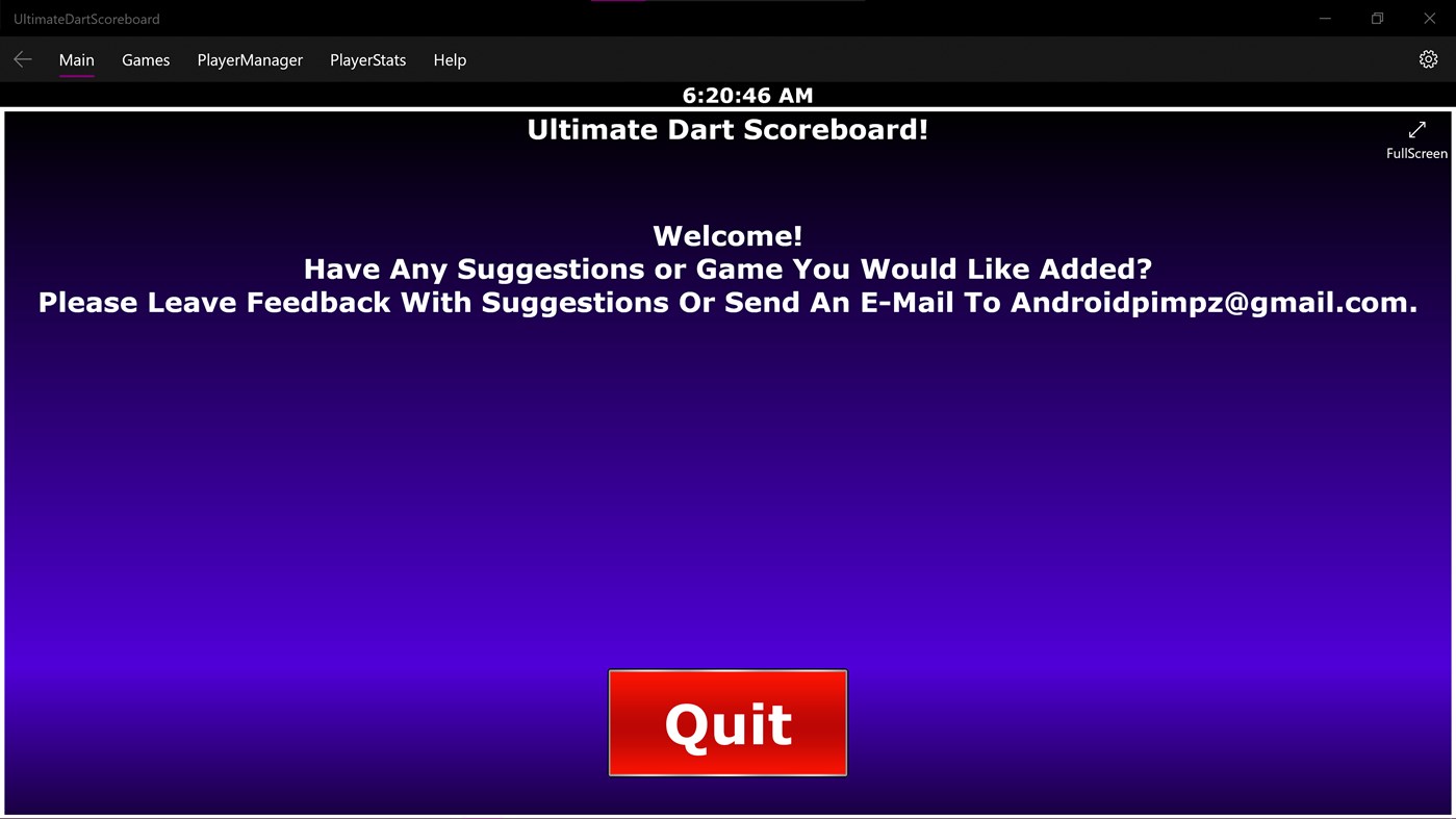 #1. Ultimate Dart Scoreboard (Windows) By: PimpGames