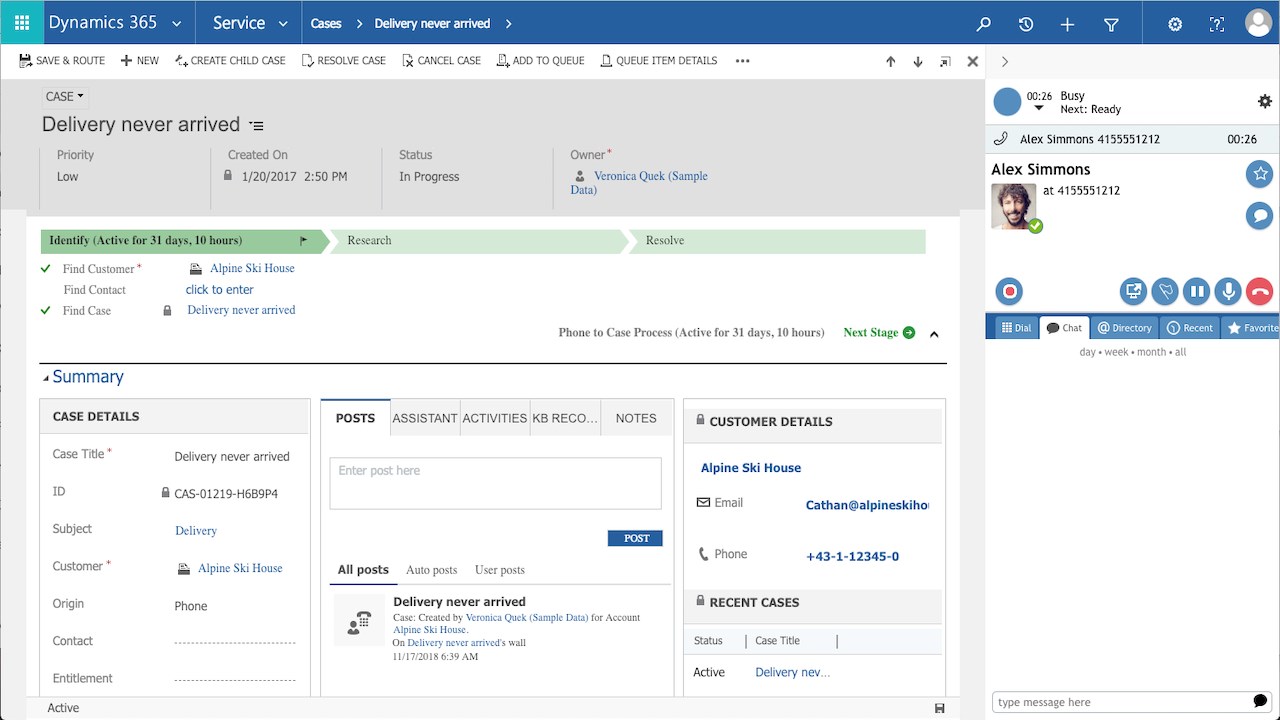 Snapshot 7 of Bright Pattern Omnichannel Contact Center for Dynamics and Teams