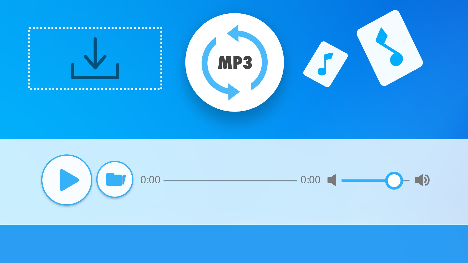 All to MP3 Audio Converter Audio and Video Editor Edit and convert media files of any format