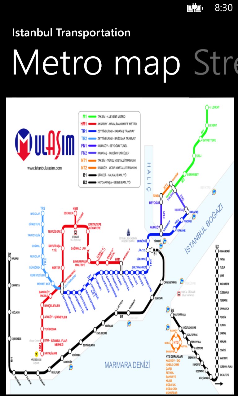 Карта метро стамбул онлайн