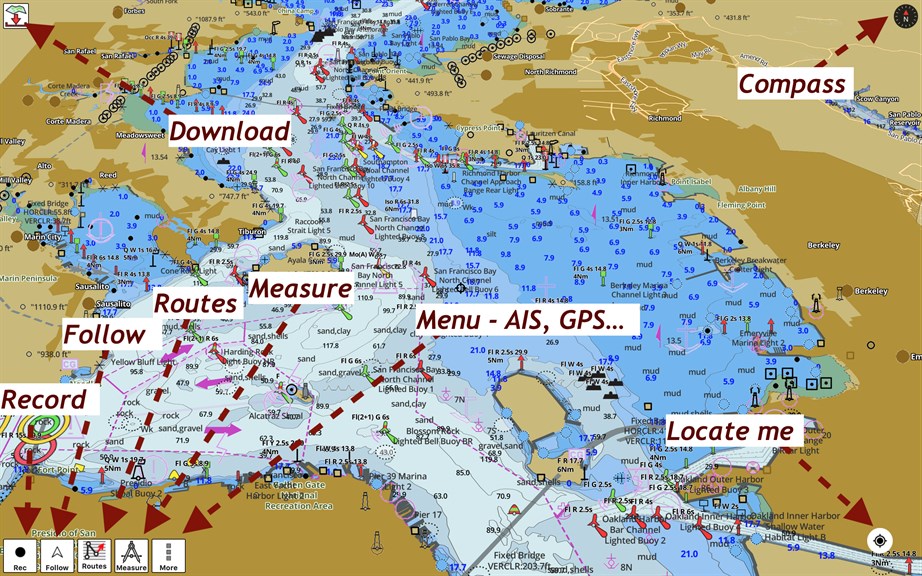 Ohio Fishing Maps  Nautical Charts App