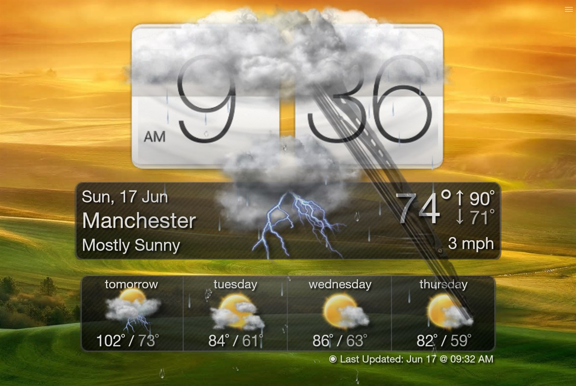 #2. Sense Clock (Windows) 게시자: StedySoft