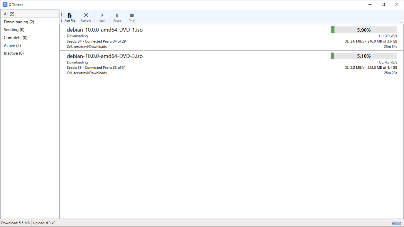 #2. X Torrent (Windows) Von: Motile Bytes LLC