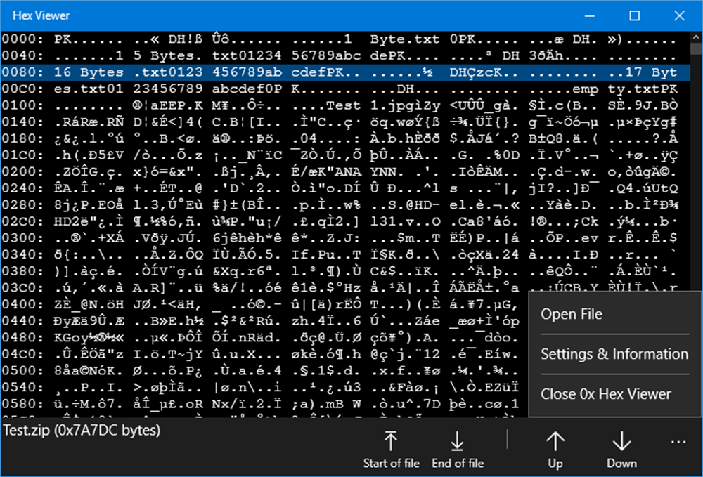 End of file c. Hex viewer. 0x4b hex. 0x3f403f hex. Txt-1 hex.