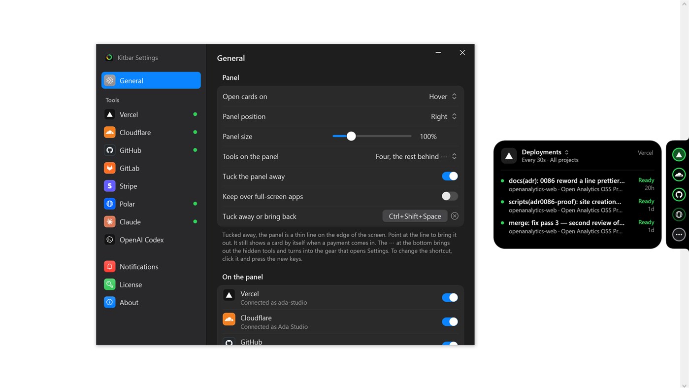 #2. Kitbar (Windows) โดย: Voprex