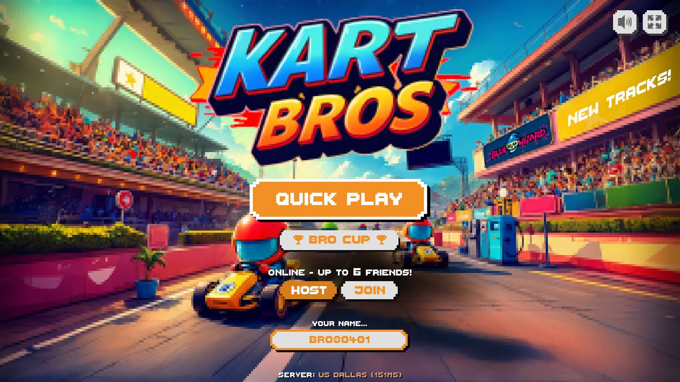 #2. Kart Bros (Windows) By: Blue Wizard Digital Inc
