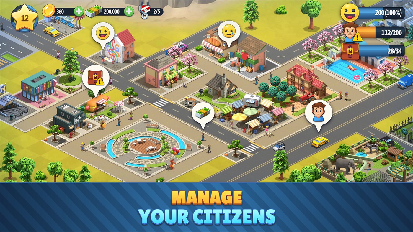 #2. City Island 6: Building Town (Windows) Ved: Sparkling Society Games B.V.