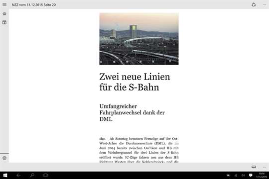 NZZ E-Paper screenshot 4