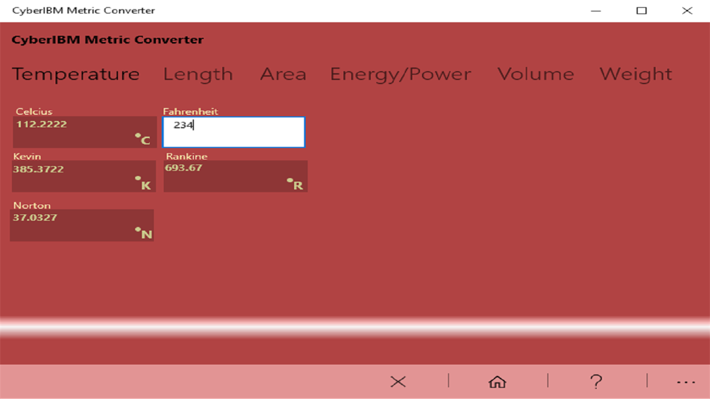 #3. Metric Converter (Windows) 来自: CyberIBM Corporation