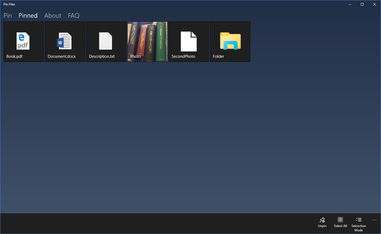 #6. Pin Files (Windows) 由: Sergei Butko