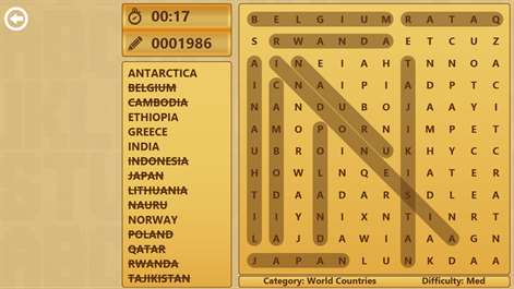 Word Search for HP Screenshots 1