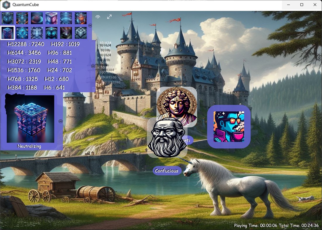 #1. QuantumCube (Windows) By: UniBiTri Proportions