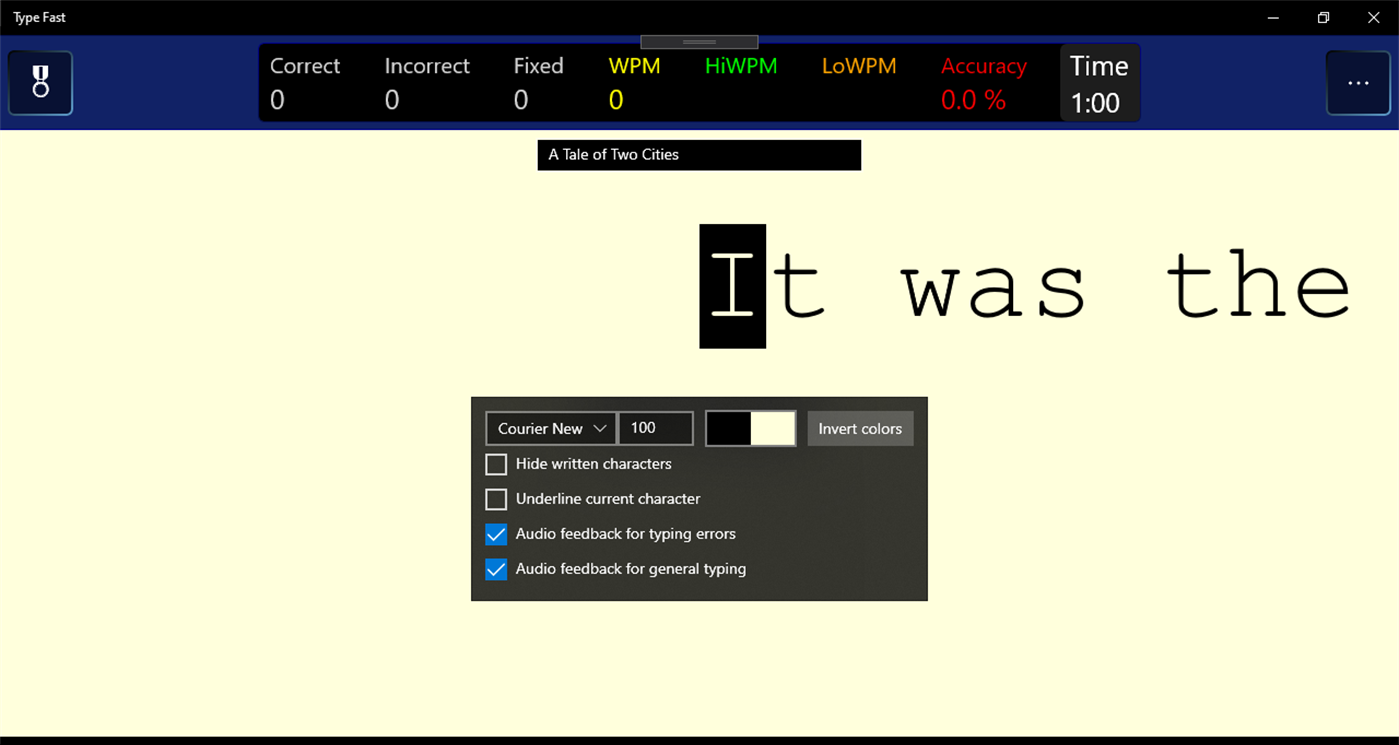 #4. Type Fast (Windows) Door: Mickeh